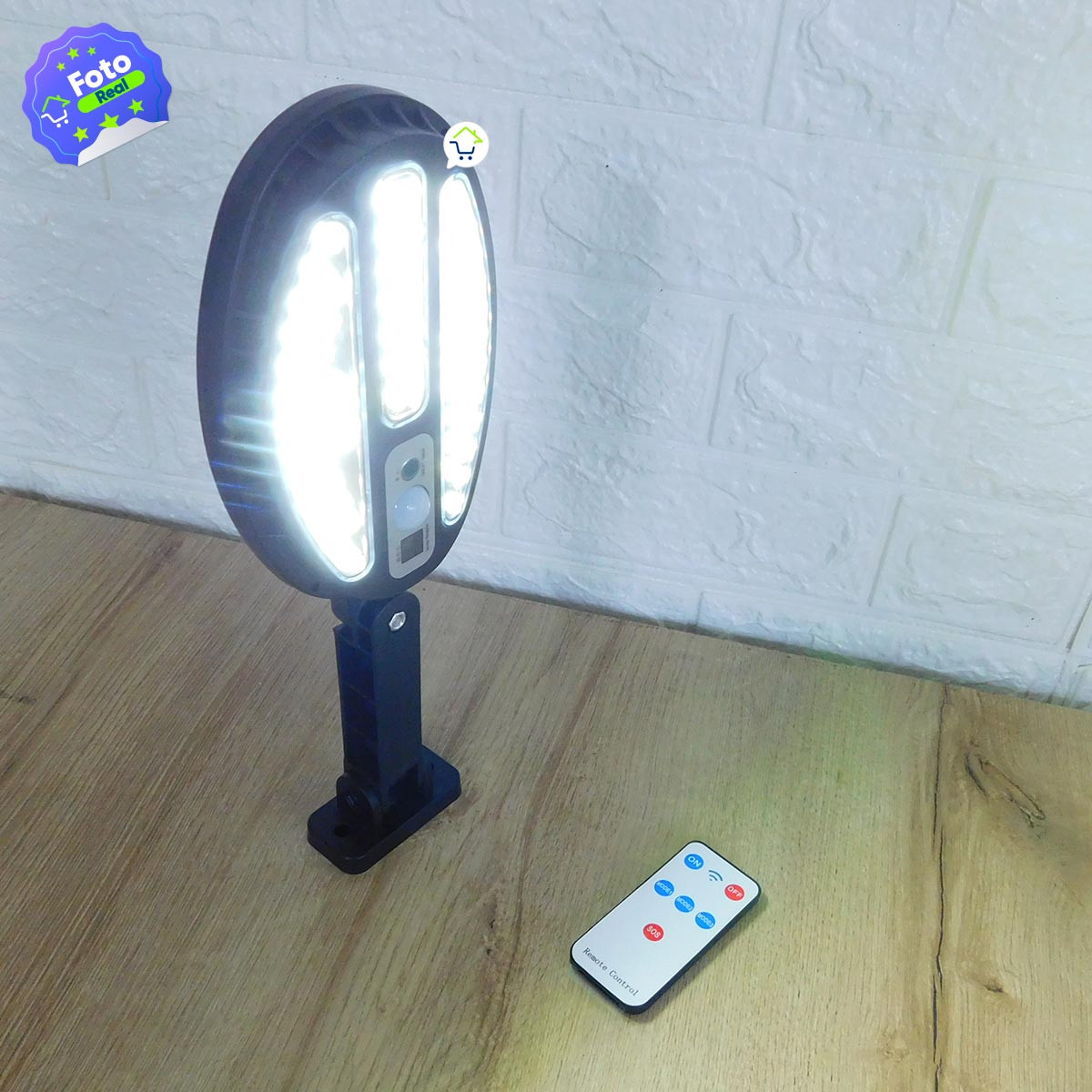 Lampara Exterior Emergencia Solar HB8188